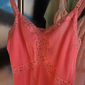 Hot Pink Knee Length Harvey Woods Slip